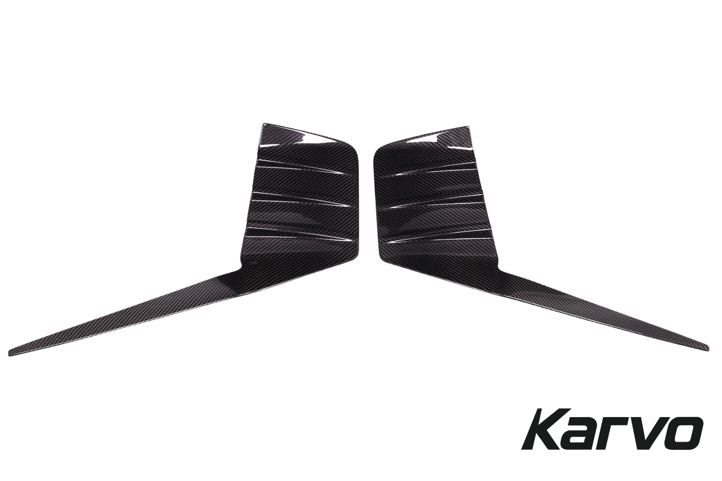 MP DRY CARBON REAR BUMPER FINS – BMW G87 M2