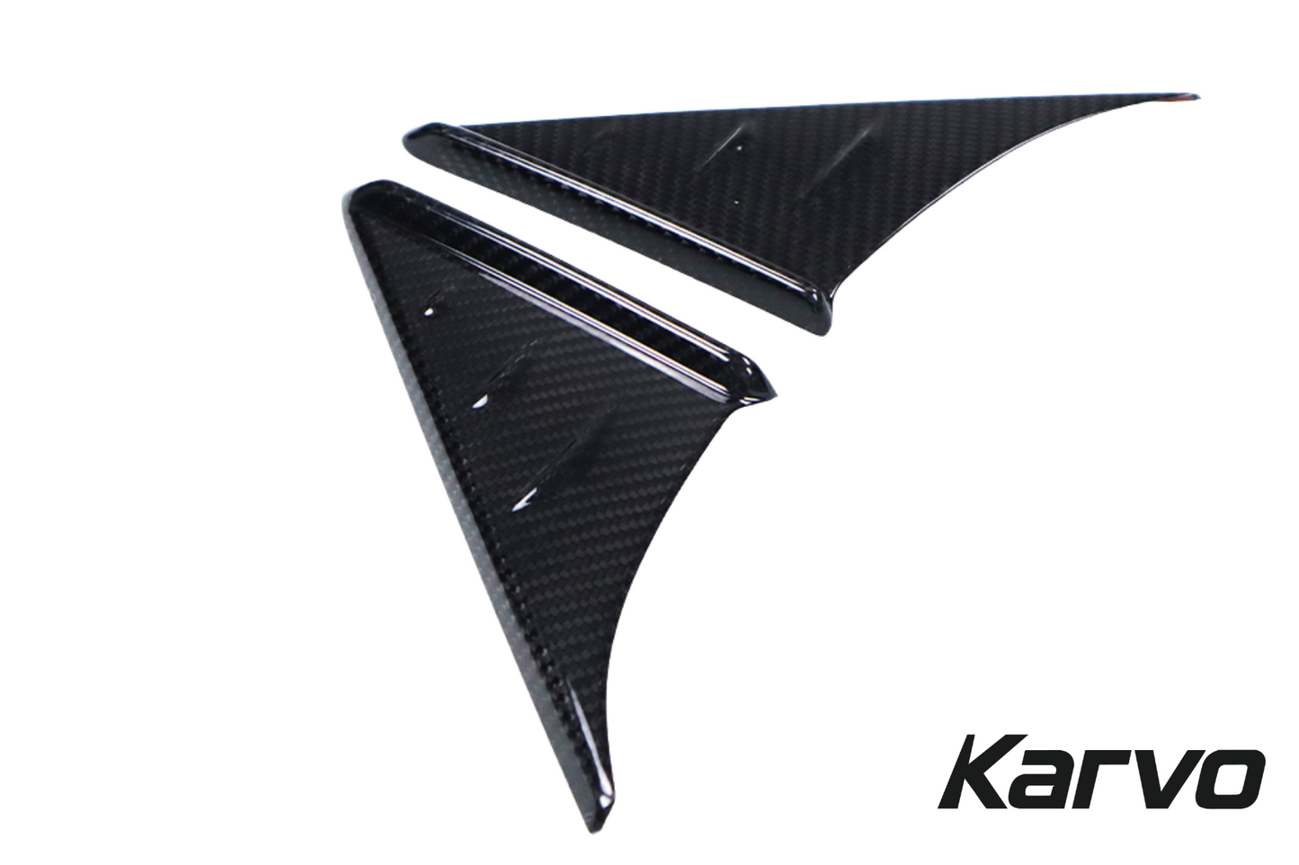 CARBON SIDE MIRROR TRIANGLE TRIMS – A90 SUPRA