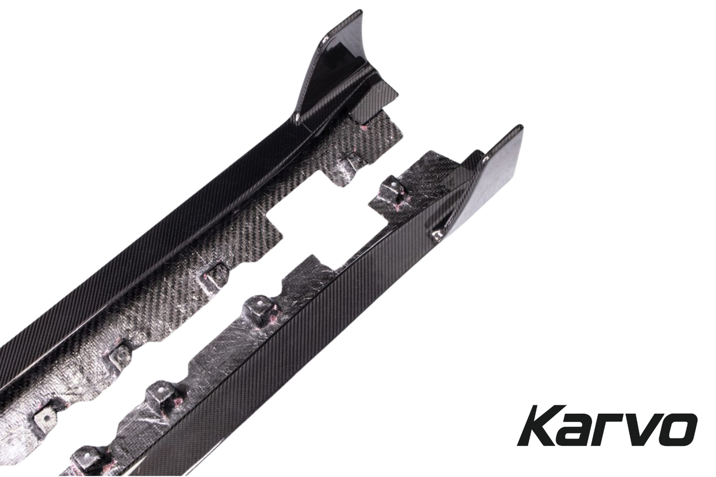TOMS STYLE CARBON SIDE SKIRTS - A90 SUPRA