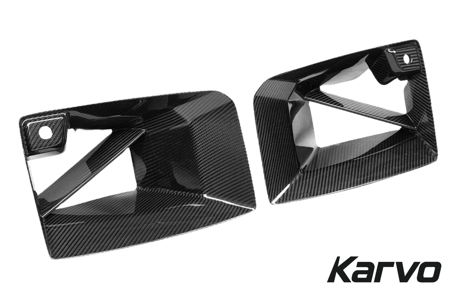 V2 DRY CARBON FIBER FRONT AIR INLETS/DUCTS – BMW G87 M2