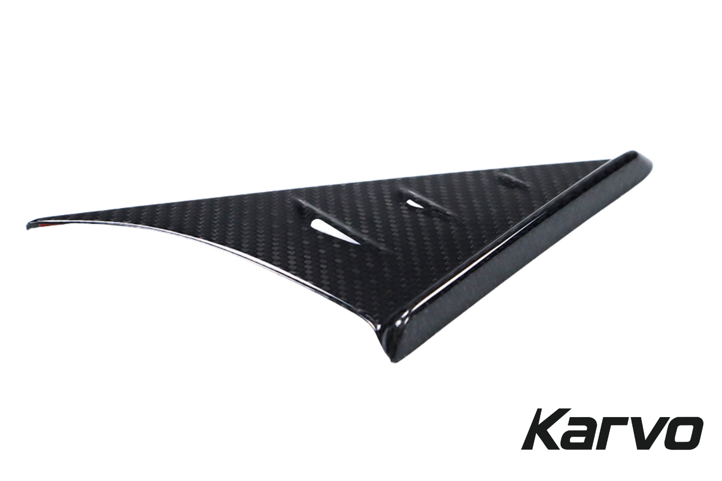 CARBON SIDE MIRROR TRIANGLE TRIMS – A90 SUPRA