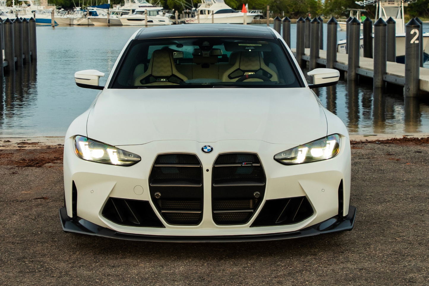 CSL STYLE DRY CARBON FIBER FRONT LIP - BMW G80 M3 & G82/G83 M4