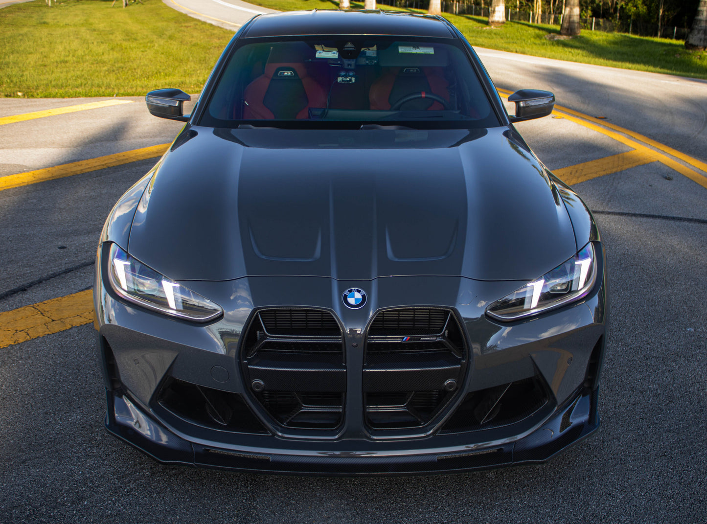 CSL STYLE DRY CARBON FIBER FRONT GRILLES - BMW G80 M3 & G82/G83 M4