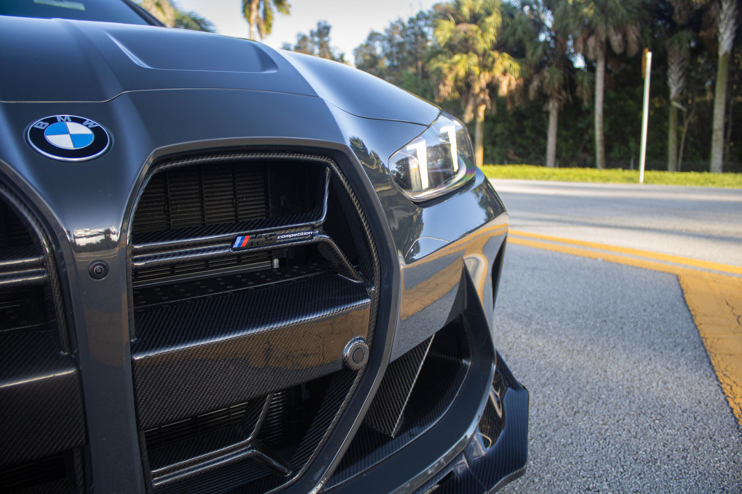 CSL STYLE DRY CARBON FIBER FRONT GRILLES - BMW G80 M3 & G82/G83 M4