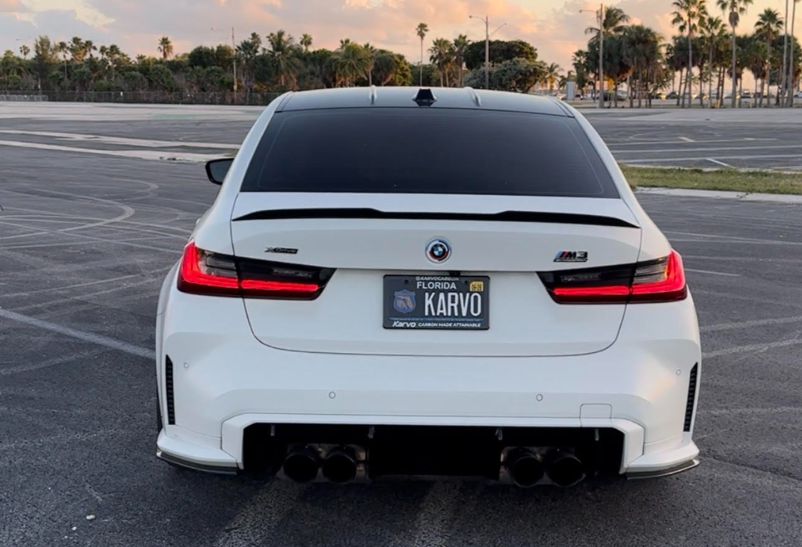 OEM STYLE DRY CARBON FIBER REAR TRUNK SPOILER - BMW G80/G82 M3/M4, G20/G22 M340i/M440i