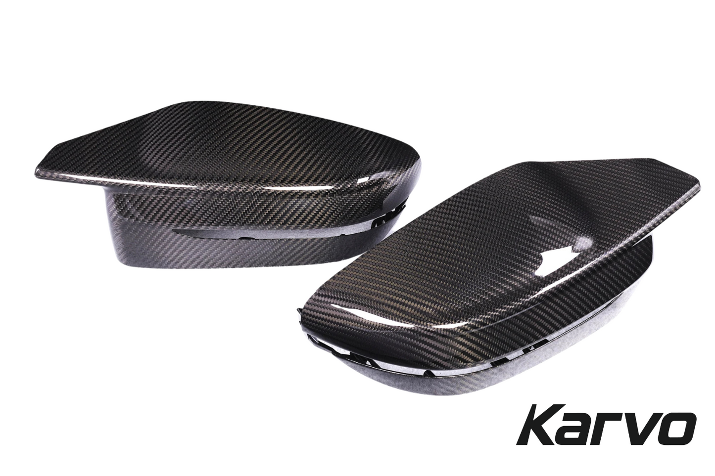 DRY CARBON FIBER MIRROR CAP SET - BMW G80 M3, G82/G83 M4, G87 M2, G20 M340I, G22 M440I, G42 M240I