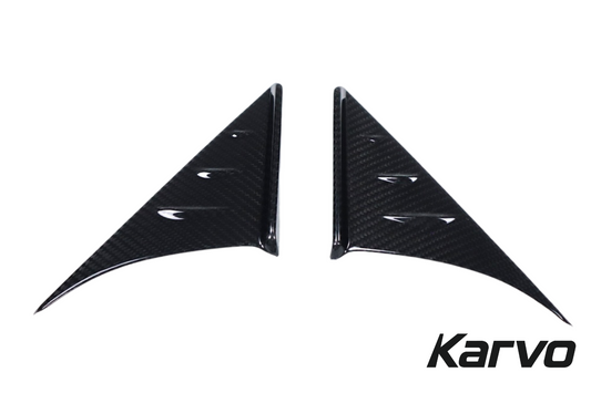 CARBON SIDE MIRROR TRIANGLE TRIMS – A90 SUPRA