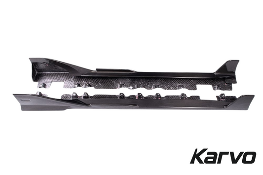 TOMS STYLE CARBON SIDE SKIRTS - A90 SUPRA