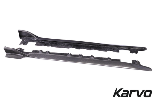AD STYLE CARBON SIDE SKIRTS – A90 SUPRA