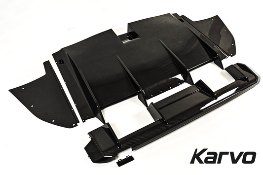 RSC Style Dry Carbon 9 Piece Diffuser Undertray Kit - BMW G80 M3 & G82 M4