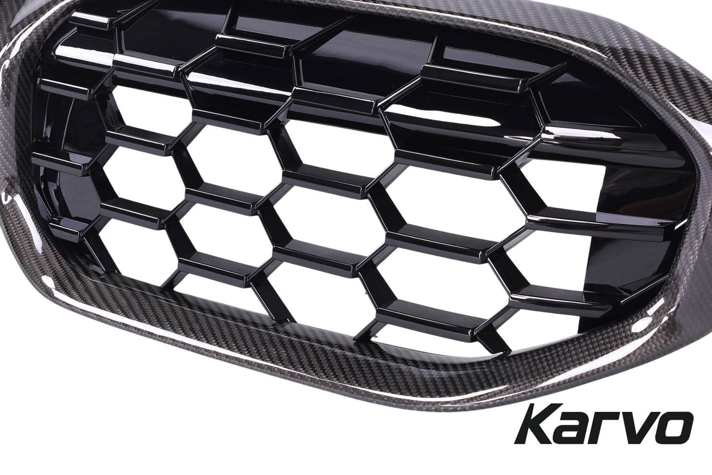 CARBON FIBER FRONT GRILLE REPLACEMENT- BMW G20 M340i LCI 2023+