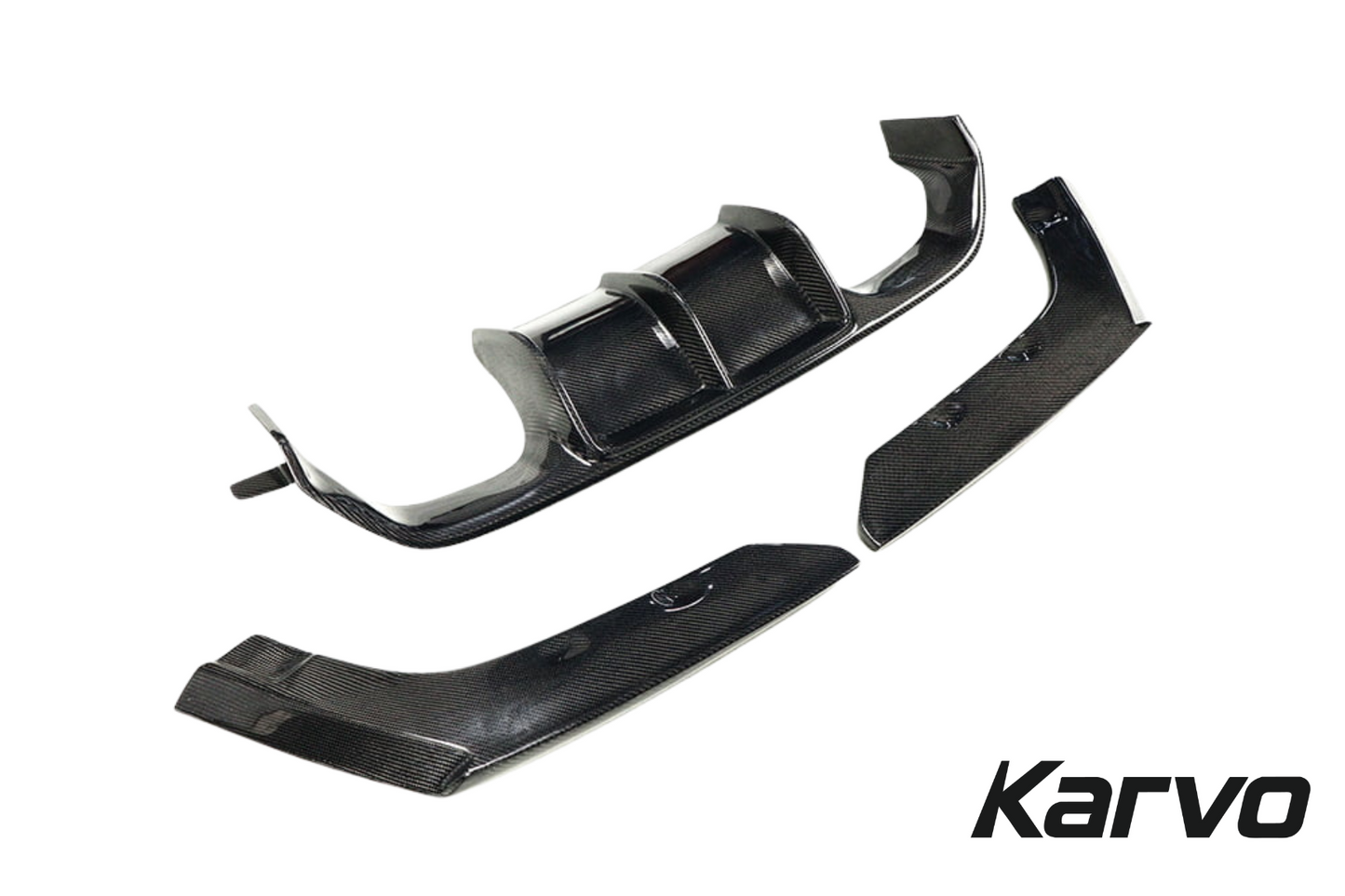 V STYLE CARBON REAR DIFFUSER - F8X M3/M4