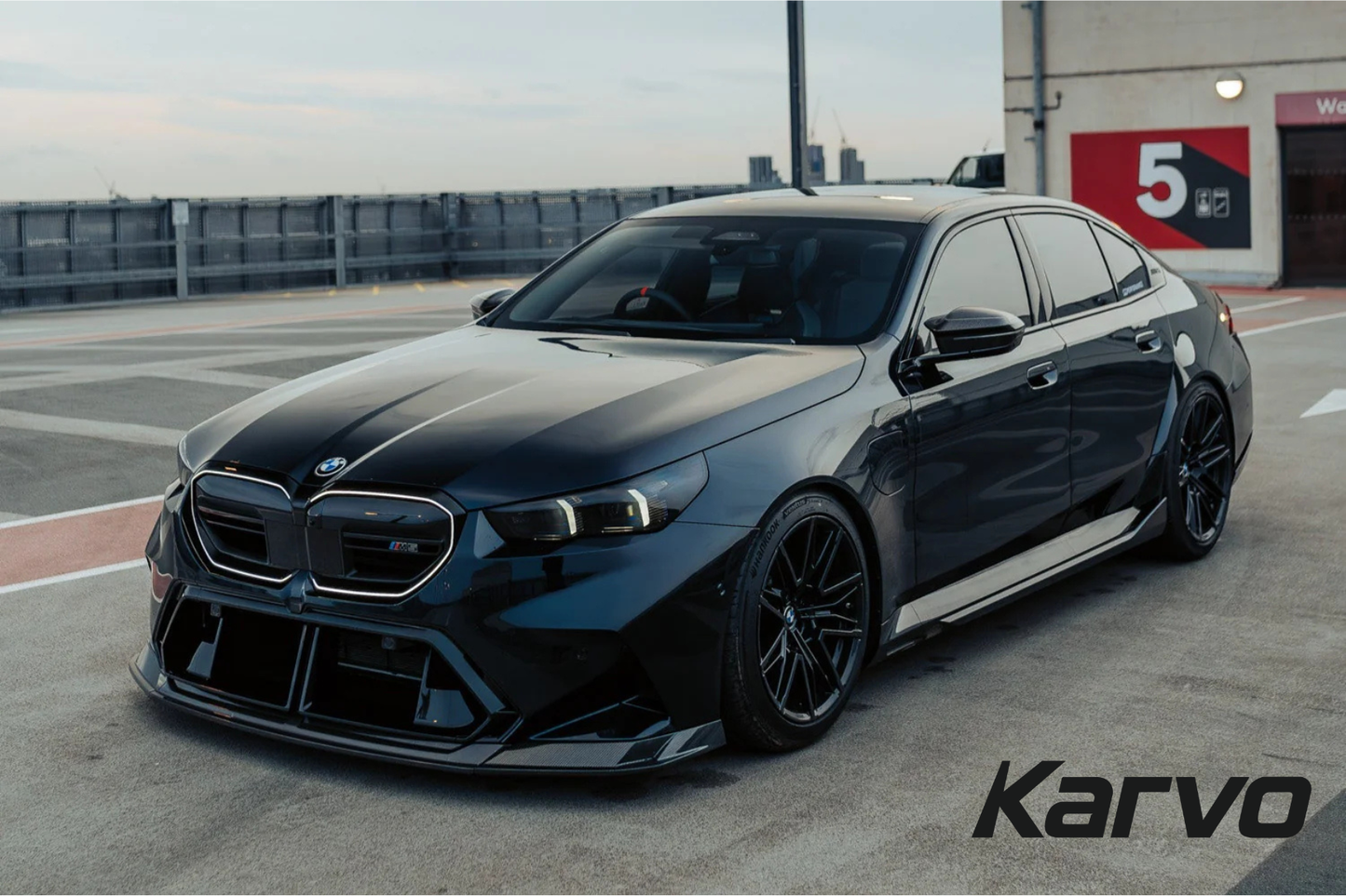 MHC STYLE DRY CARBON FIBER FRONT LIP - BMW G90 & G99 M5