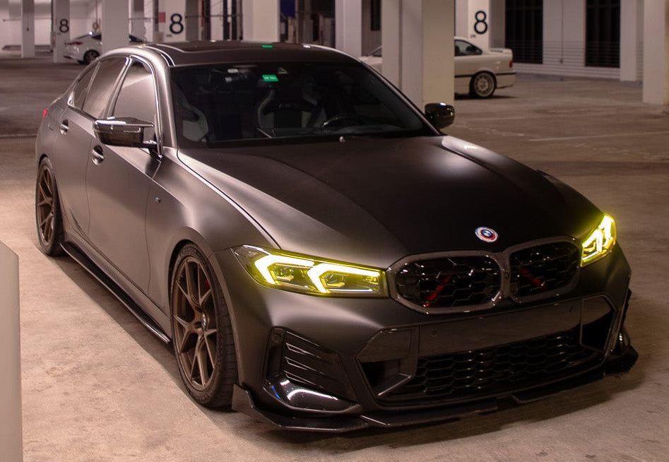 DRY CARBON FIBER MIRROR CAP SET - BMW G80 M3, G82/G83 M4, G87 M2, G20 M340I, G22 M440I, G42 M240I