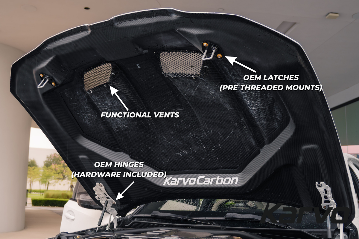 GT STYLE DRY CARBON HOOD - G80/G82 M3/M4