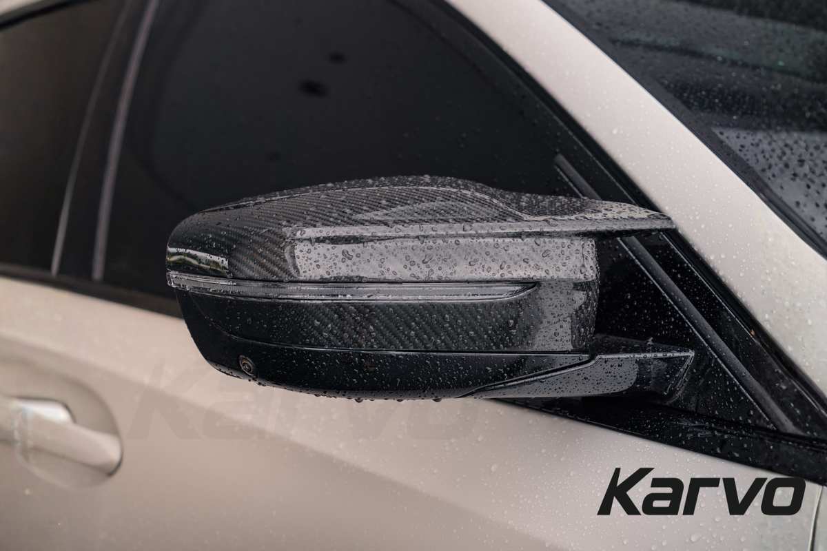 DRY CARBON FIBER MIRROR CAP SET - BMW G80 M3, G82/G83 M4, G87 M2, G20 M340I(2023+), G22 M440I, G42 M240I