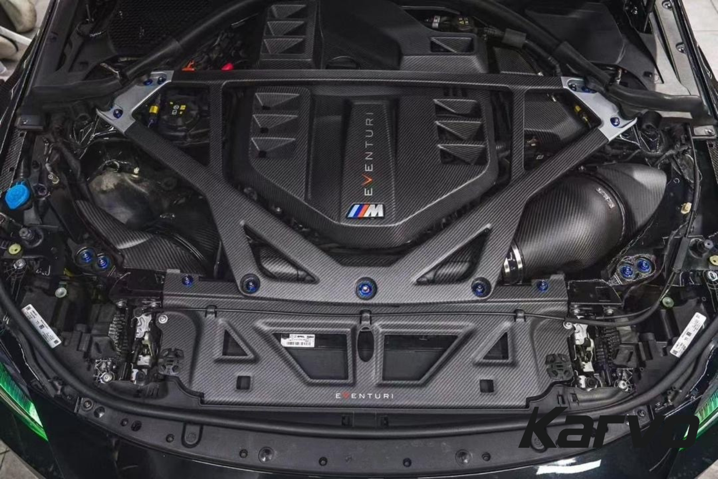CSL Style Dry Carbon Fiber Strut Brace - BMW S58 G80 M3 G82 M4 G87 M2