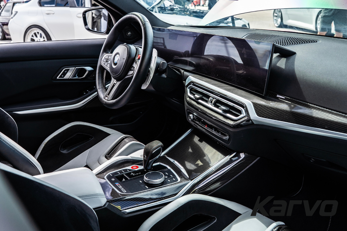 DRY CARBON FIBER INTERIOR TRIM OVERLAY- BMW G SERIES 2023-2024 MODELS G80 G82 G87 G20 G22 G42