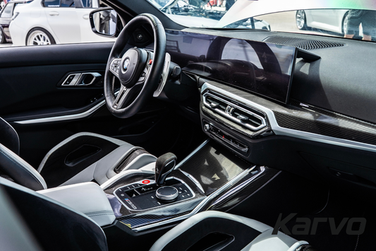 DRY CARBON FIBER INTERIOR TRIM OVERLAY- BMW G SERIES 2023-2024 MODELS G80 G82 G87 G20 G22 G42