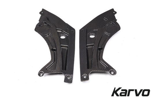 Dry Carbon Fiber Fender Headlight Corner Cover Trims - BMW G80 M3 / G82 M4