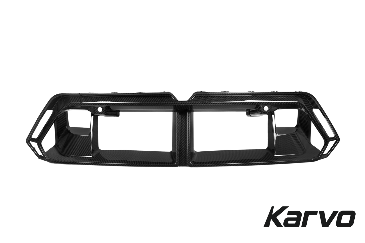 OE Style Dry Carbon Fiber Front Bumper Center Trim - BMW G90 M5 / G99 M5