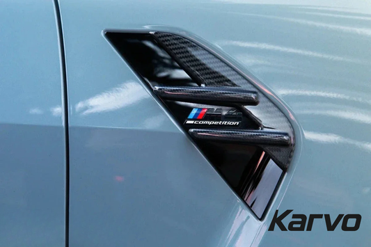 DRY CARBON FENDER TRIM OVERLAYS – BMW G80 M3 / G82 M4