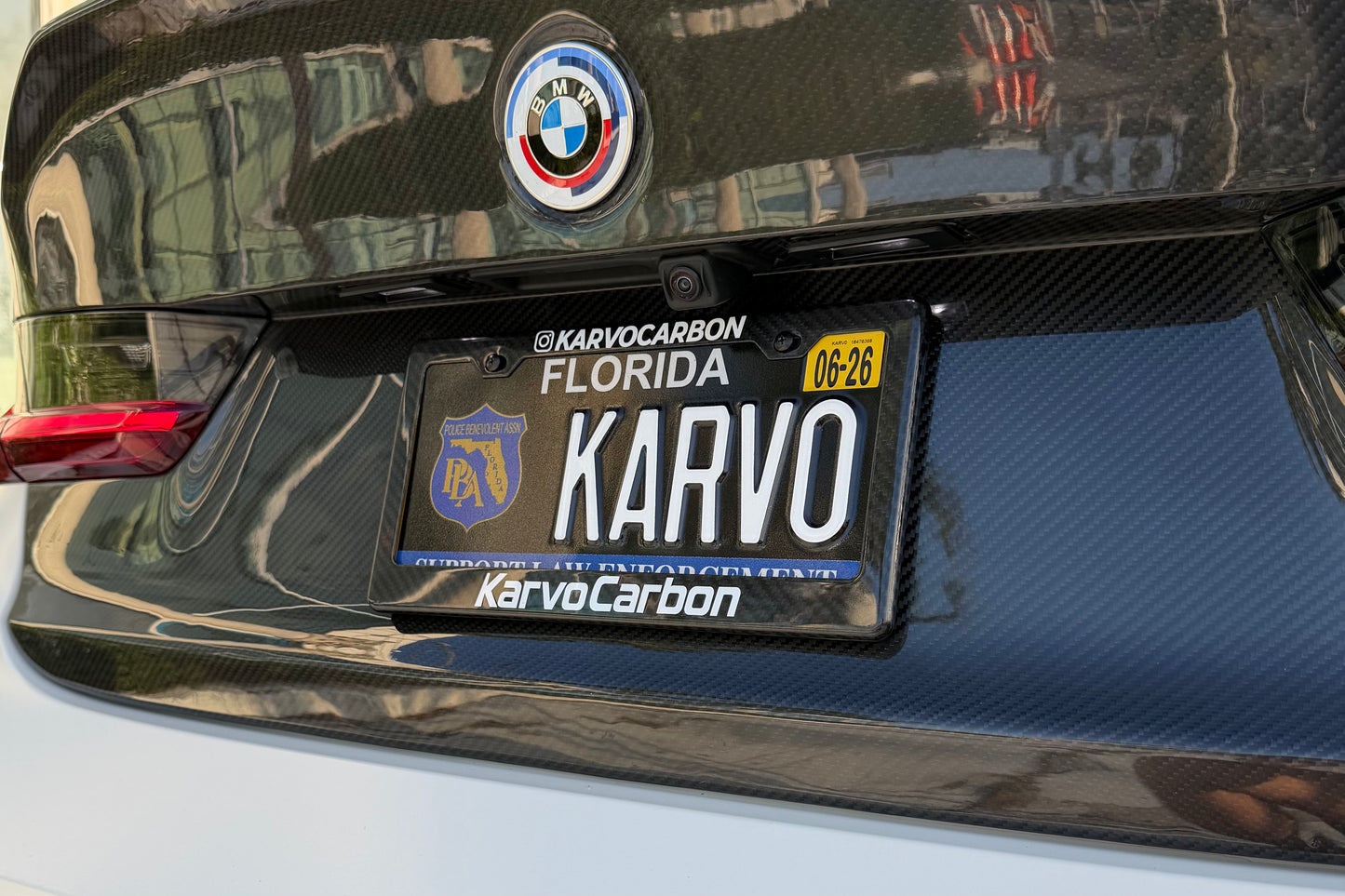 Karvo Carbon Fiber Liscense Plate Frame