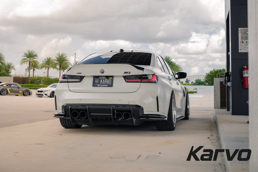 RSC Style Dry Carbon 7 Piece Diffuser Undertray Kit - BMW G80 M3 & G82 M4