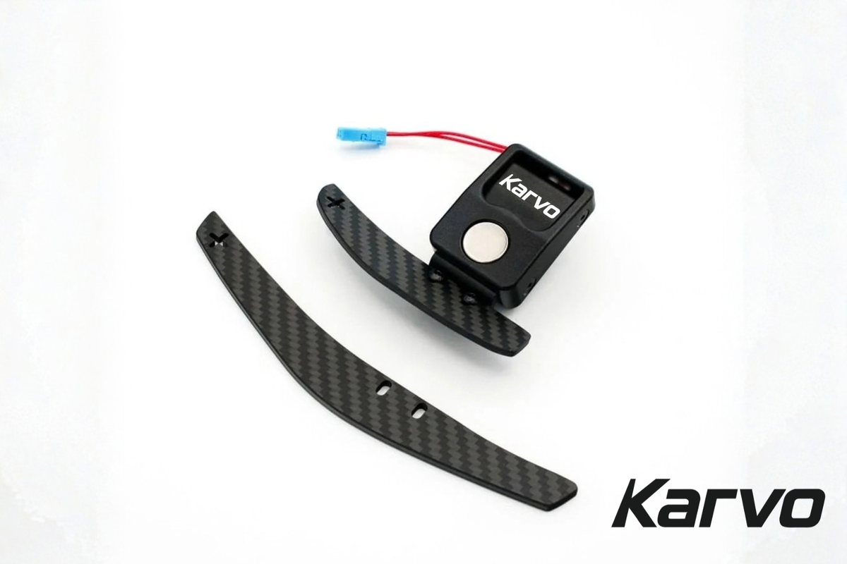 Karvo™ Dry Carbon Fiber Magnetic Paddle Shifters for BMW F Chassis Steering Wheels
