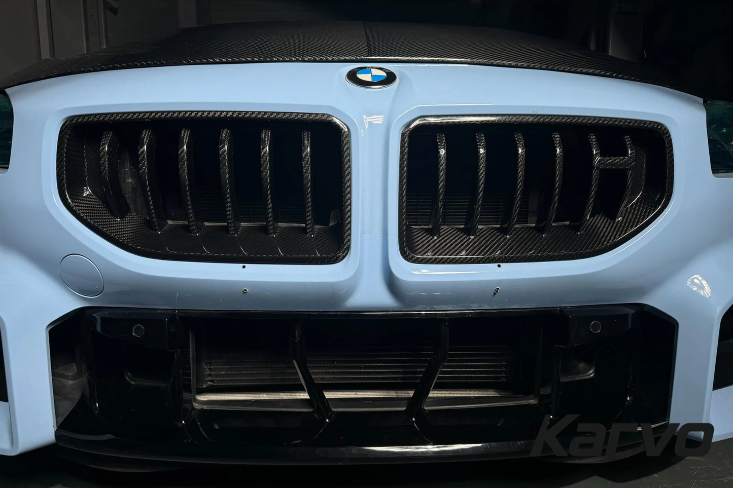 AD STYLE DRY CARBON FRONT GRILLES – BMW G87 M2