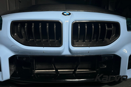 AD STYLE DRY CARBON FRONT GRILLES – BMW G87 M2