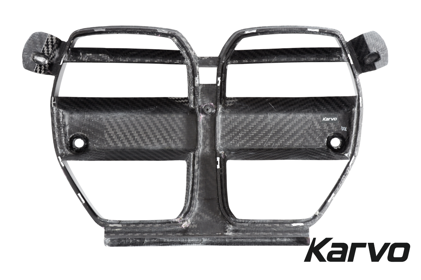 GT V STYLE DRY CARBON FIBER V2 1 PIECE FRONT GRILLES - BMW G80 M3 & G82/G83 M4