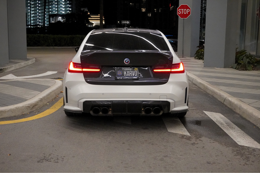 DRY CARBON FIBER EURO STYLE REAR DIFFUSER - BMW G80 M3 & G82/G83 M4
