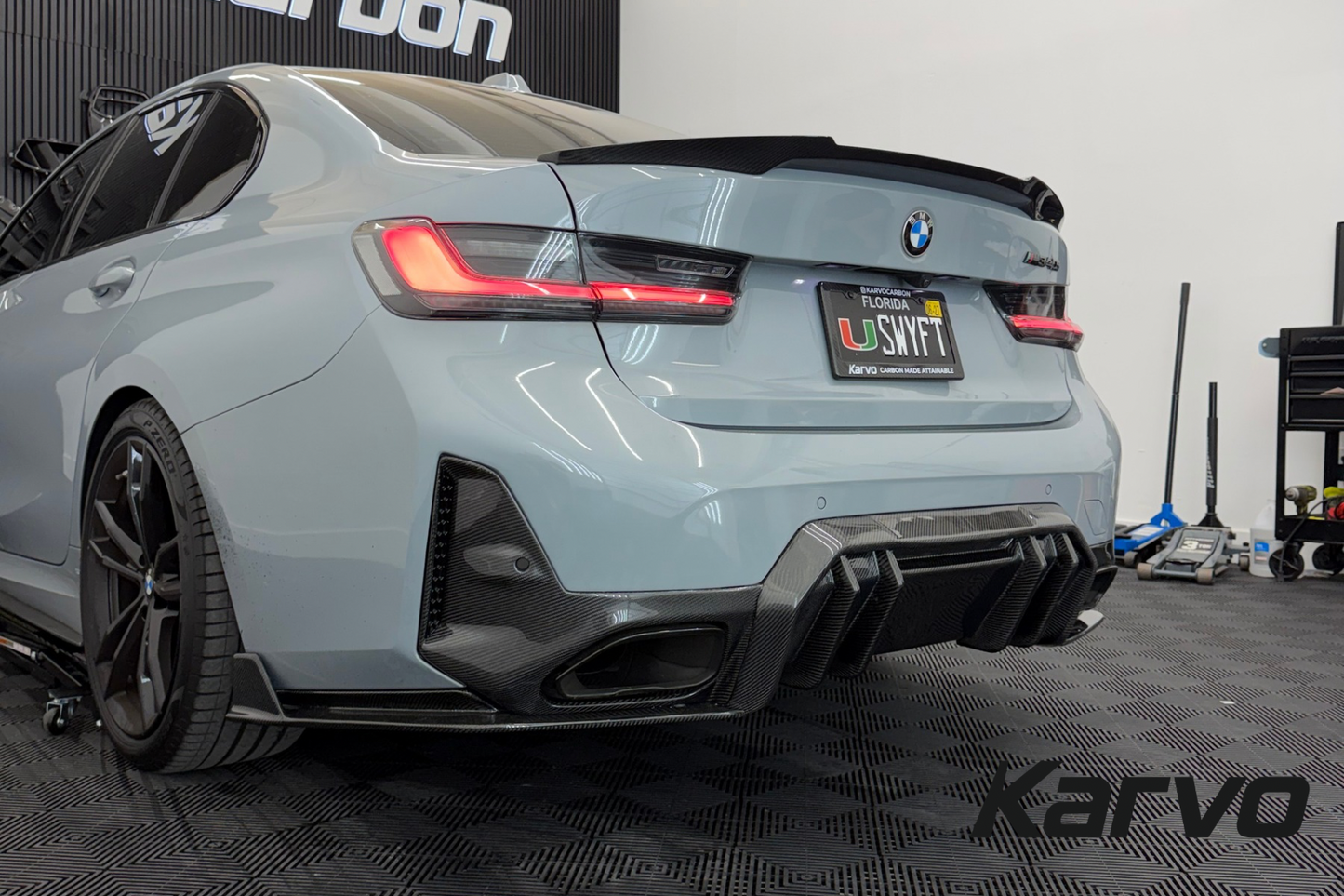 CARBON FIBER FD STYLE REAR DIFFUSER - BMW G20 M340i/330i LCI