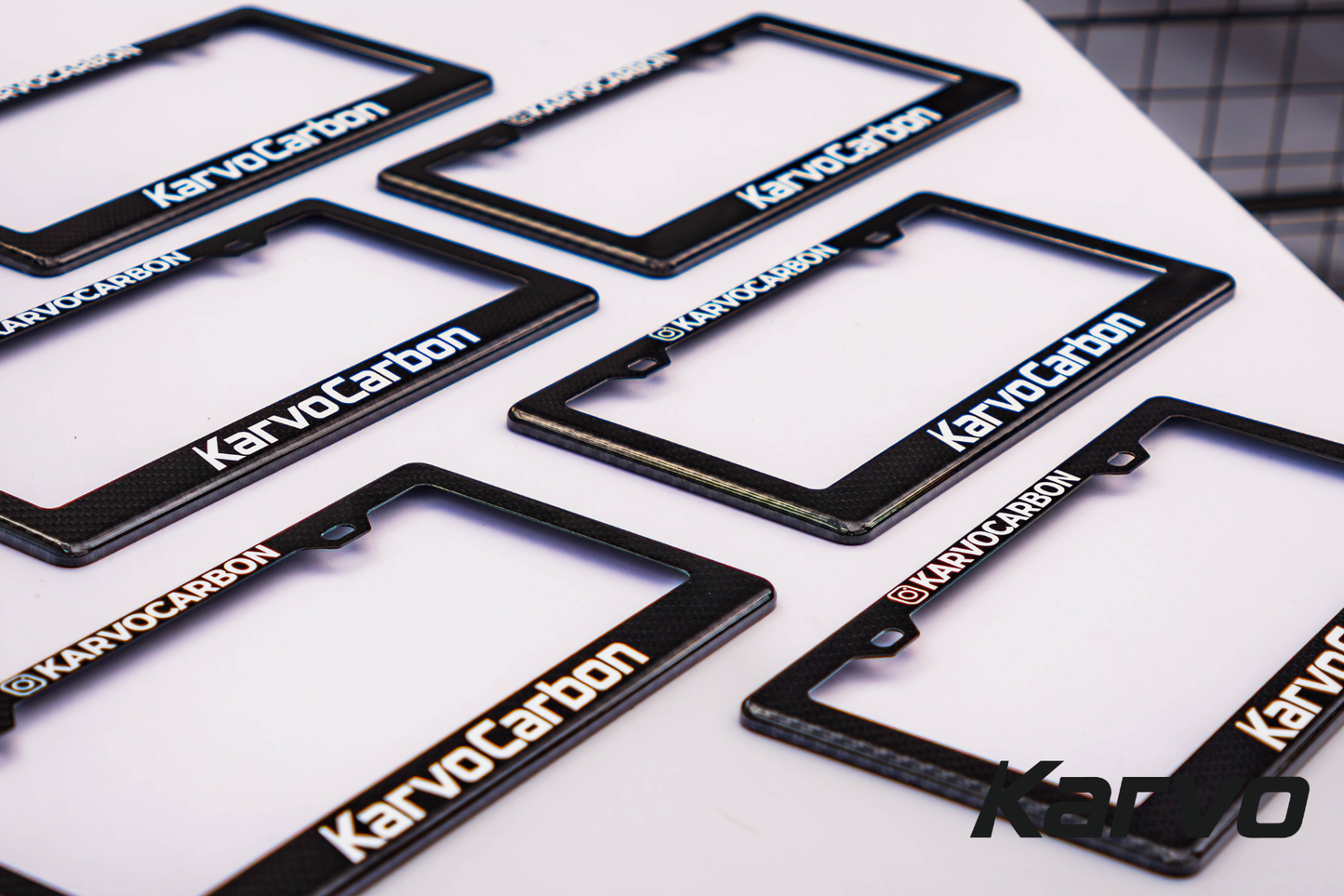 Karvo Carbon Fiber Liscense Plate Frame