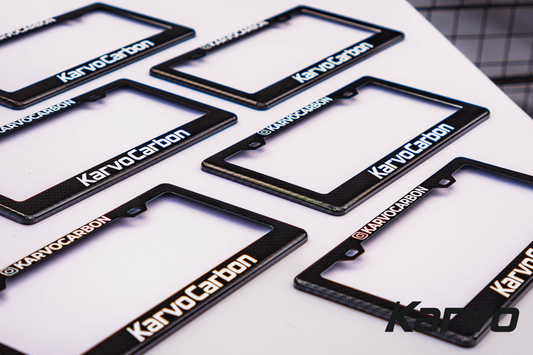 Karvo Carbon Fiber Liscense Plate Frame