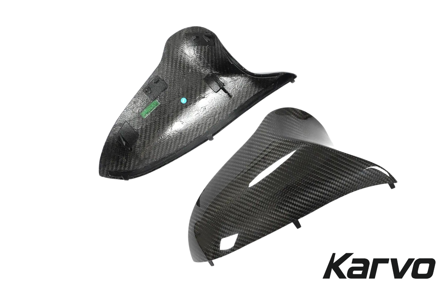 DRY CARBON FIBER MIRROR CAP SET - BMW F80 M3, F82 M4, F87 M2C