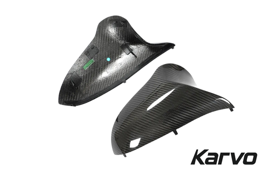 DRY CARBON FIBER MIRROR CAP SET - BMW F80 M3, F82 M4, F87 M2C
