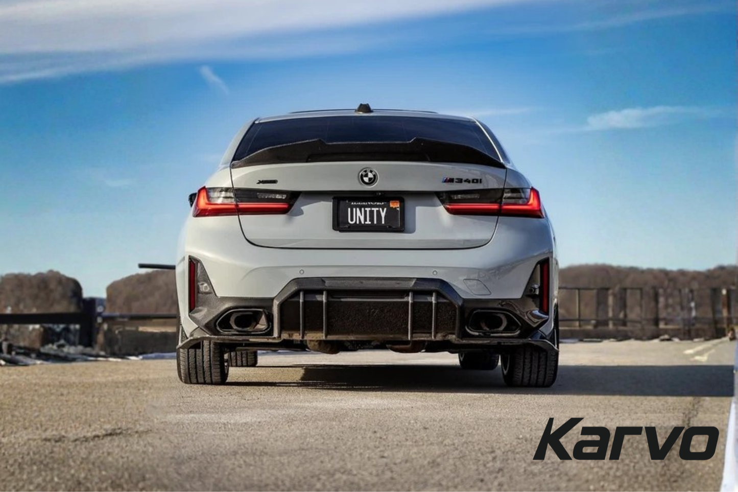 CARBON FIBER FD STYLE REAR DIFFUSER - BMW G20 M340i/330i LCI