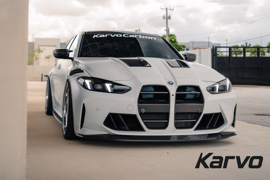 MHC STYLE ONE-PIECE DRY CARBON FRONT LIP – BMW G80/G82 M3/M4