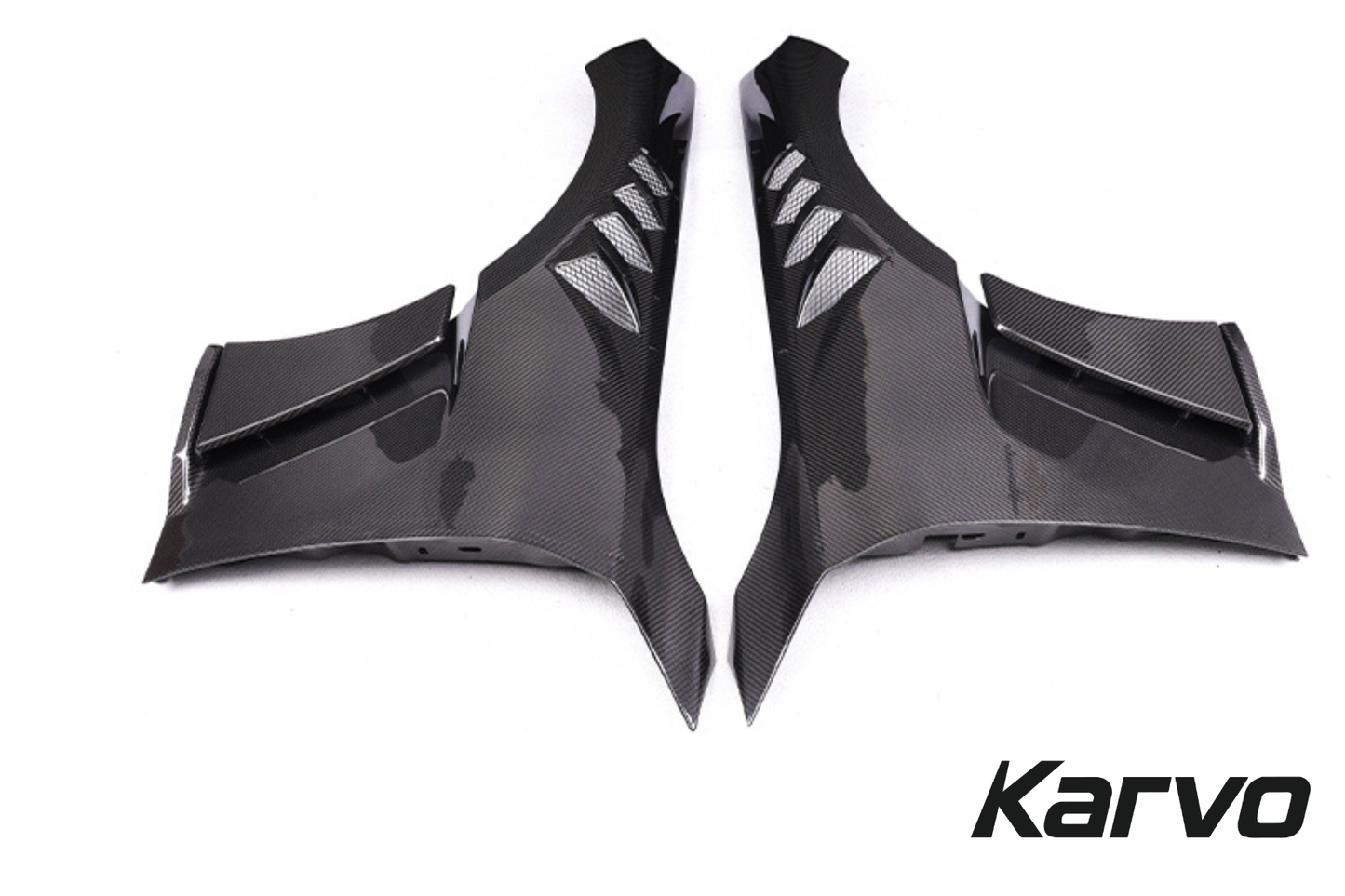 N Style Dry Carbon Vented Fenders - BMW G87 M2