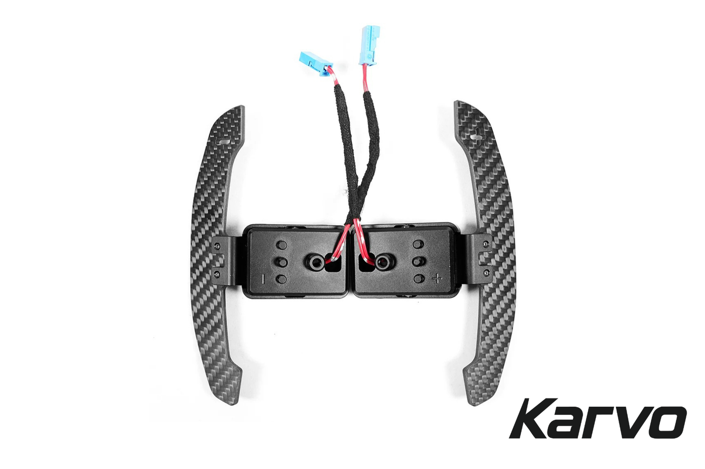 Karvo™ Dry Carbon Fiber Magnetic Paddle Shifters for BMW G Chassis Steering Wheels