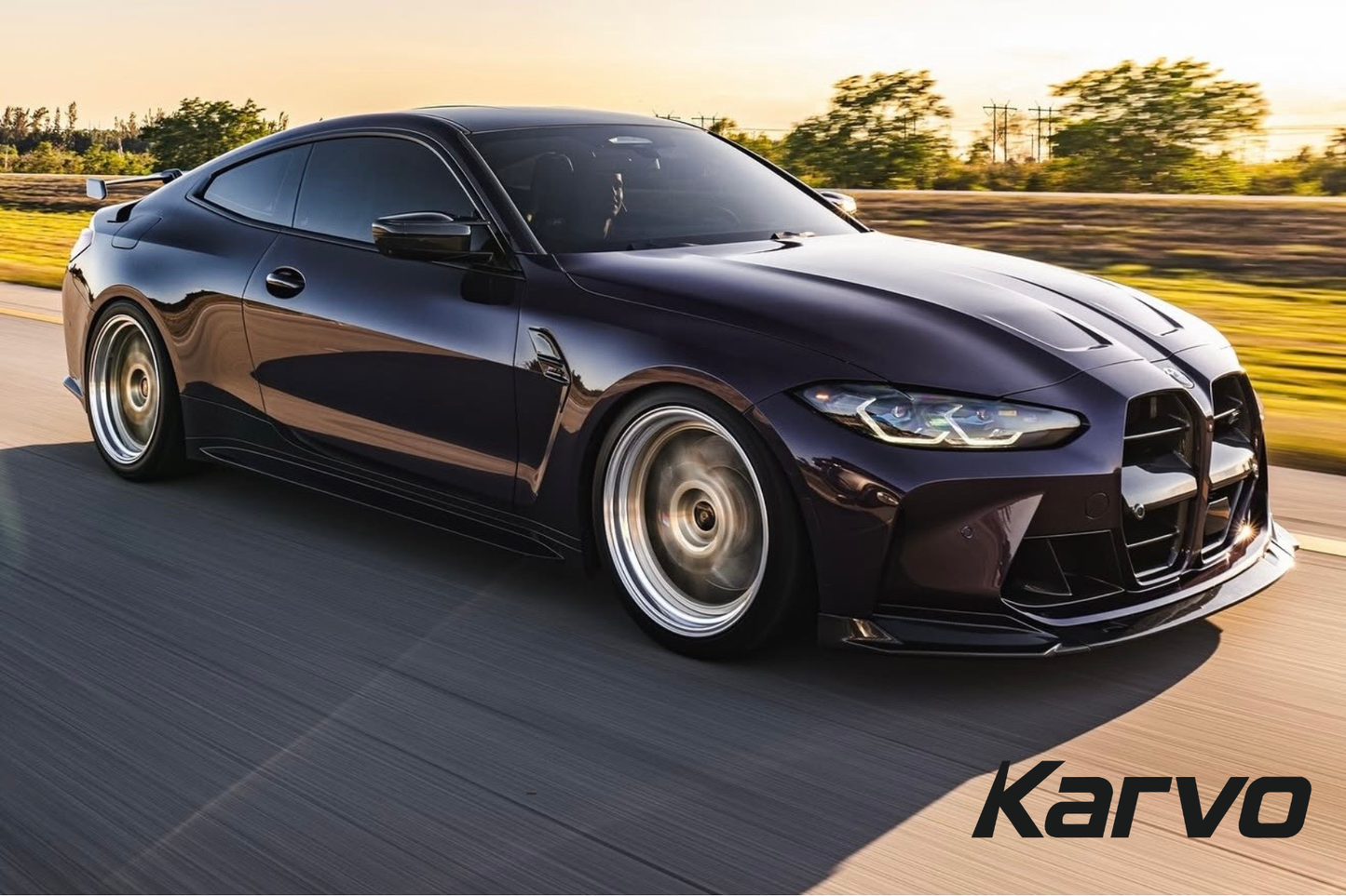 SP2 STYLE DRY CARBON FIBER FRONT LIP - BMW G80 M3 & G82/G83 M4