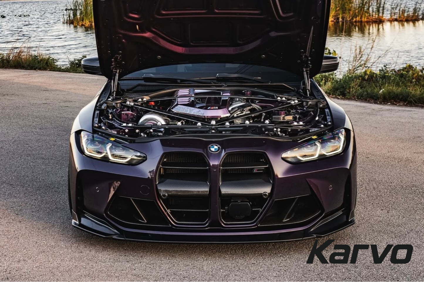 SP2 STYLE DRY CARBON FIBER FRONT LIP - BMW G80 M3 & G82/G83 M4