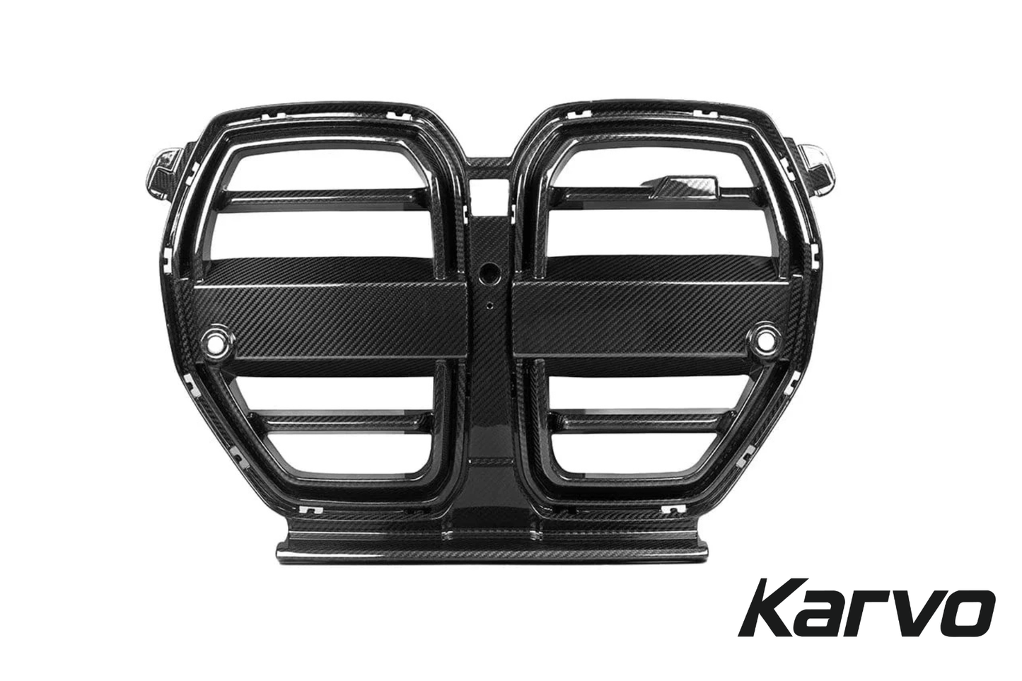 SQ STYLE DRY CARBON FIBER FRONT GRILLES - BMW G80 M3 & G82/G83 M4