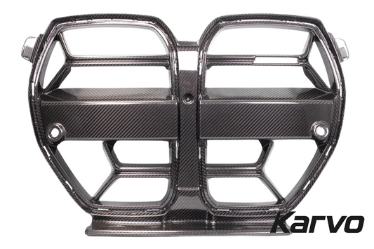 CSL STYLE DRY CARBON FIBER FRONT GRILLES - BMW G80 M3 & G82/G83 M4