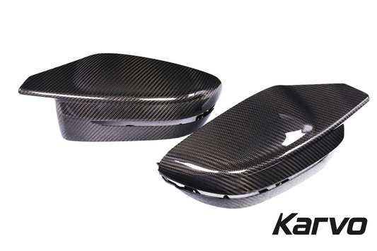 DRY CARBON FIBER MIRROR CAP SET - BMW G80 M3, G82/G83 M4, G87 M2, G20 M340I, G22 M440I, G42 M240I