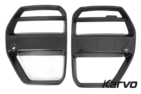 GT DRY CARBON FIBER FRONT GRILLES - BMW G80 M3 & G82/G83 M4
