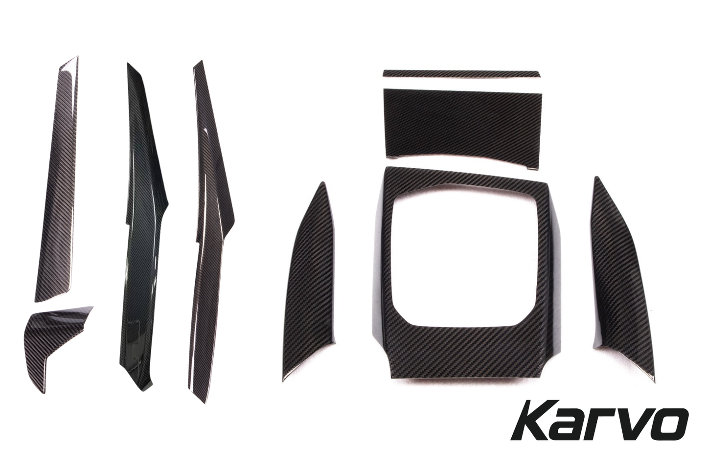 DRY CARBON FIBER INTERIOR TRIM OVERLAY- BMW G SERIES 2023-2024 MODELS G80 G82 G87 G20 G22 G42