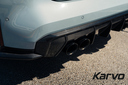 DRY CARBON FIBER EURO STYLE REAR DIFFUSER - BMW G80 M3 & G82/G83 M4